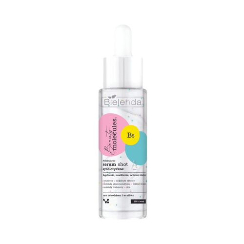 Bielenda Beauty Molecules Molekularne Synbiotyczne Serum Shot dla Skóry Odwodnionej i Wrażliwej 30ml Best Before 31.07.26