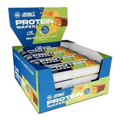 Applied Nutrition Wafel proteinowy, Mleczna czekolada i pistacja 12 x 39g