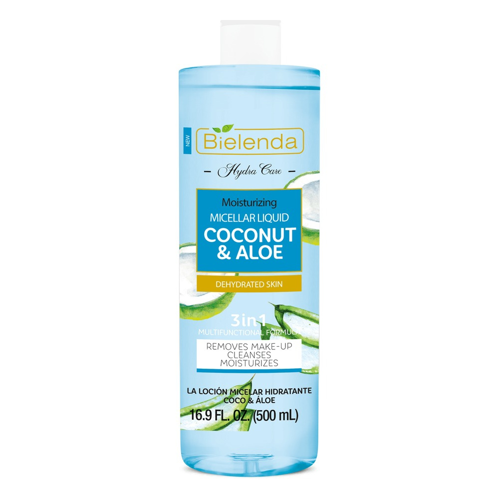 Bielenda Hydra Care Moisturising Micellar Liquid 3in1 Coconut and Aloe 500ml