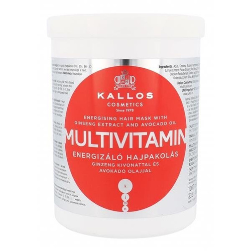 KALLOS maska do włosów Multivitamin 1000ml