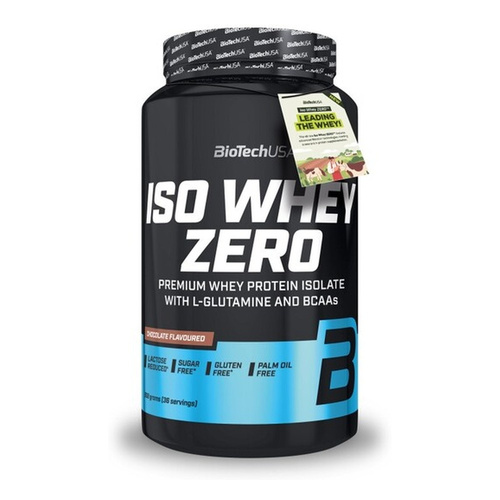 BioTechUSA Iso Whey Zero Chocolate Whey Protein Isolate For Muscle Mass Building 908g