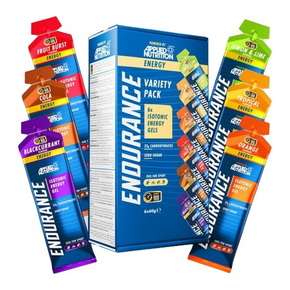 Applied Nutrition Endurance Izotoniczny Żel Energetyczny Zestaw Smaków Dla Sportowców 6x60g