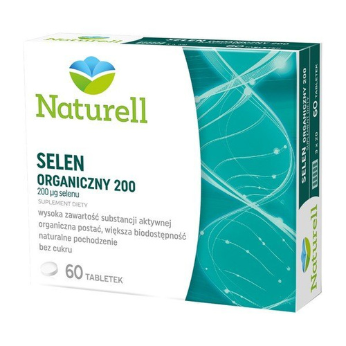 Naturell Organic Selenium 200, 60 tablets
