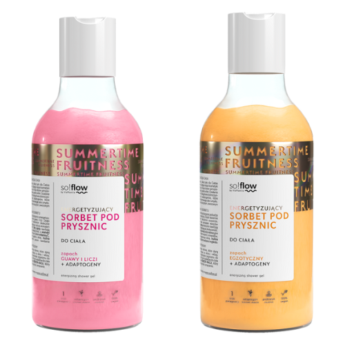 So!Flow by Vis Plantis Exotic Sorbet + So!Flow by Vis Plantis Shower Sorbet Guava and Lychee