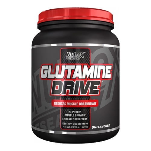 Nutrex Glutamine Drive Unflavored Glutamine Powder for Muscle Recovery 1000g