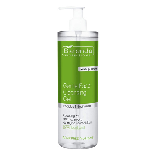 Bielenda Professional Acne Free ProExpert Delikatny Żel do Mycia Twarzy Oczu i Ust 500g
