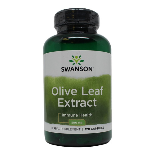 Swanson Olive Leaf Extract 500mg 120 Kapsułek