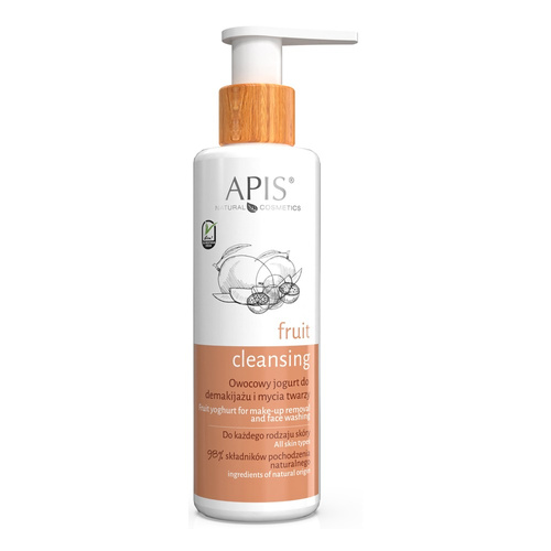 Apis Fruit Cleansing Yoghurt for Makeup Removal and Face Wash 150ml