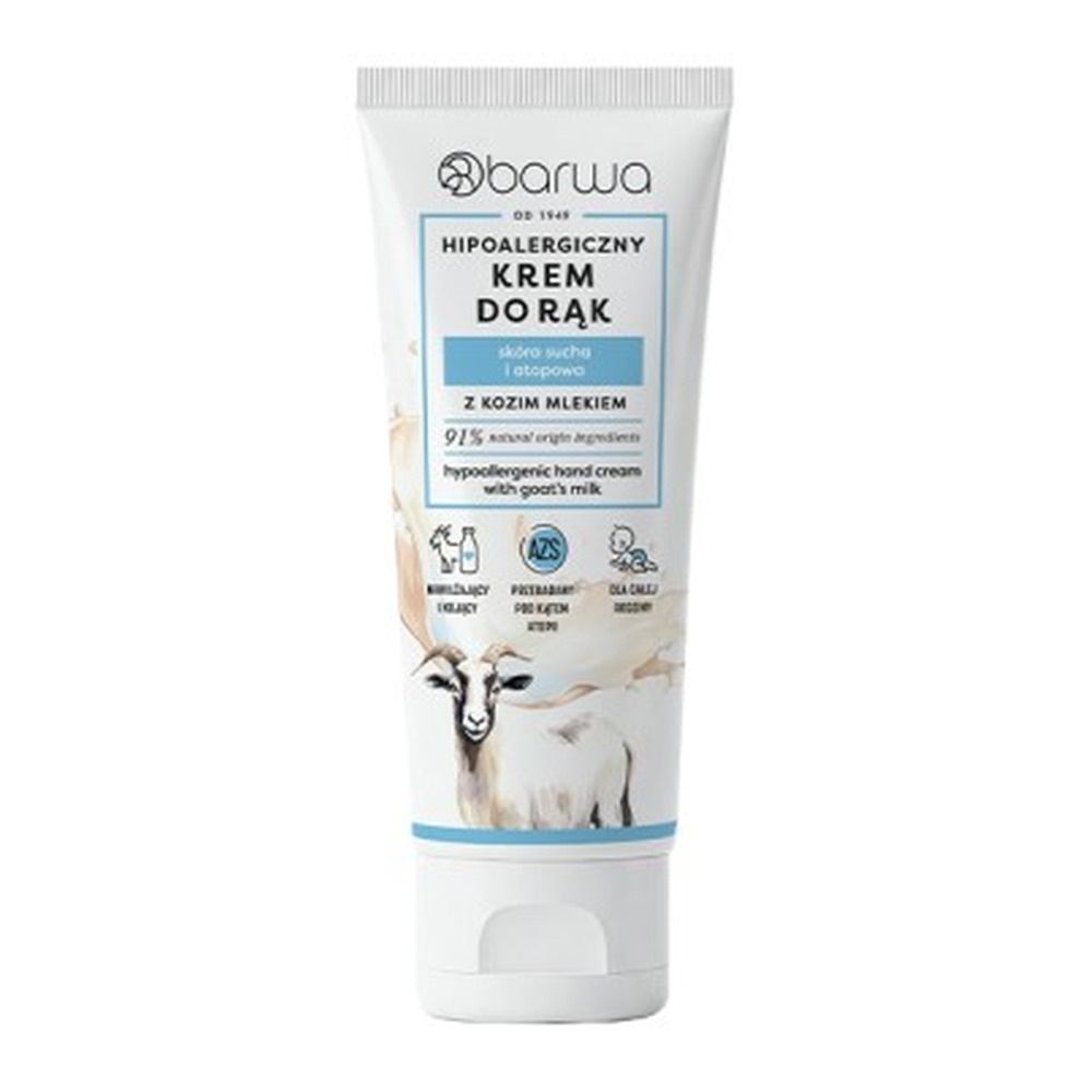 Barwa Hypoallergenic Hand Cream Goat Milk 75ml