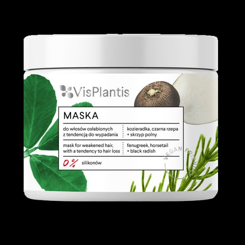 VIS PLANTIS mask weak/falling out hairs fenugreek black radish & horsetail 400ml