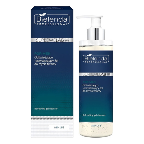 Bielenda SupremeLab Men Line Refreshing and Cleansing Face Washing Gel 200ml