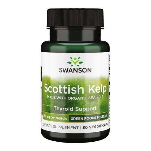 Swanson Scottish Kelp Jod 750mg 30 Kapsułek
