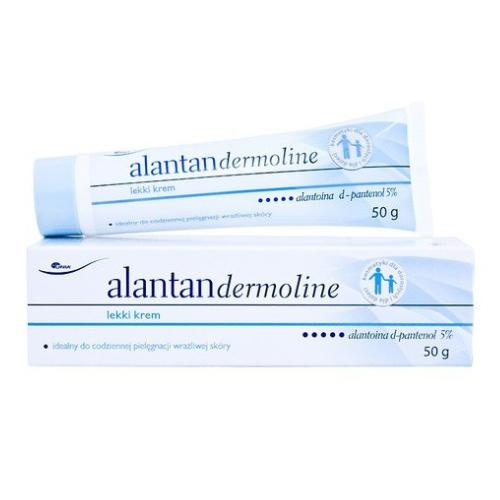 Alantandermoline Lekki Krem D Panthenolem dla Skóry Suchej Wrażliwej i Podrażnionej 50g