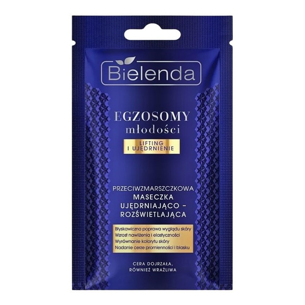 Bielenda Exosomes of Youth Anti-Wrinkle Firming and Brightening Mask for Mature and Sensitive Skin 8g