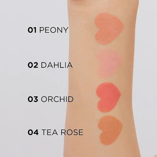 Eveline Feel Blush Face Modeling Permanent Makeup Day Night No. 01 Peony 1 Piece