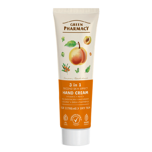 Green Pharmacy Hand Cream Peach 3in1 100ml