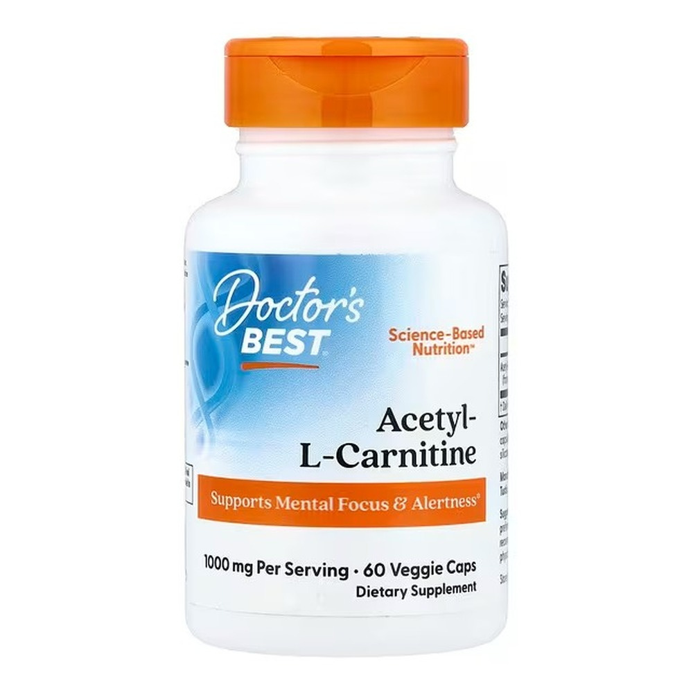 Doctor's Best Acetyl L-Carnitine, 500mg Capsules 60 vcaps