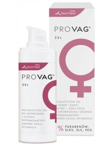 ProVag Hipoalergiczny Żel Wspierający Zdrowie Okolic Intymnych 30g