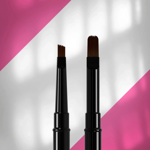 Staleks Pro Expert Double-Ended Gel Brush 11 mm And 7 mm For Gel Modelling And Strengthening 1pc