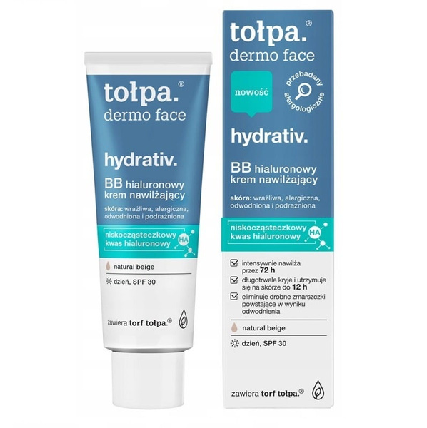 Tołpa Dermo Face Hydrativ Nawilżający Krem BB SPF 30 40ml