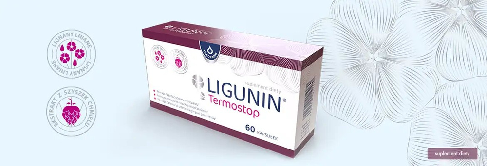 Oleofarm Ligunin TermoStop Łagodzić Objawy Menopauzy 60 Kapsułek