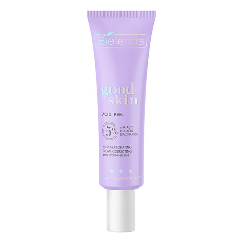 Bielenda Good Skin Acid Peel Correcting and Normalizing Micro-Exfoliating Cream with AHA PHA and Niacinamide 50ml