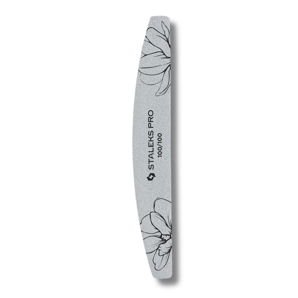 Staleks Expert Pro NFE-40 Crescent Mineral Nail File 0 100/100 Grit 25pcs