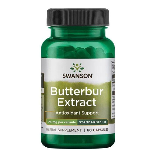 Swanson Butterbur Extract 75mg 60 Kapsułek