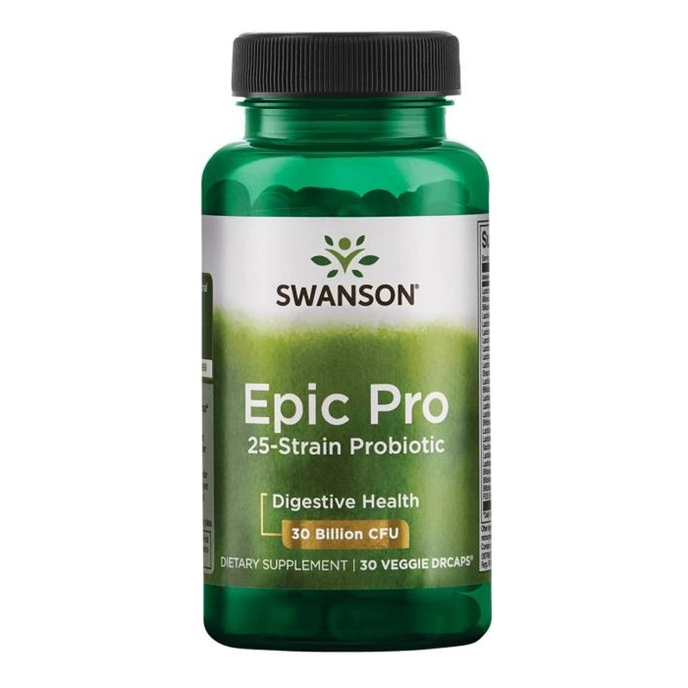 Swanson Epic Pro 25-Strain Probiotic 30 Kapsules
