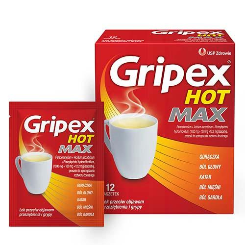 Gripex Hot Max 12 Sachets