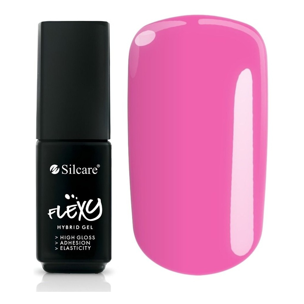 Silcare Flexy UV/LED Hybrid Nail Polish 108 Barbie Fuchsia 4.5g