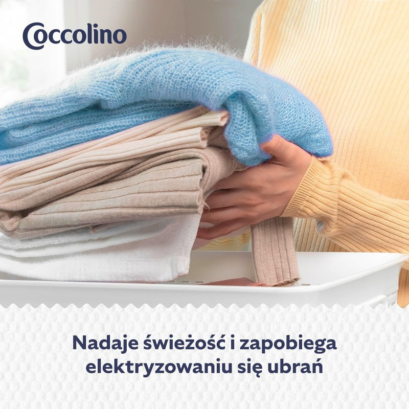 Coccolino Fresh & Soft Blue Splash Płyn do Płukania Tkanin o Świeżym Kwiatowym Zapachu 975ml