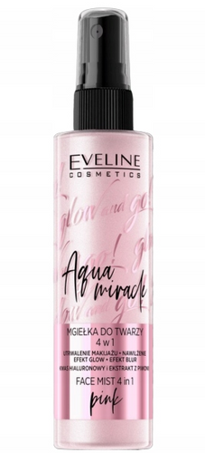 Eveline Glow and Go Aqua Miracle Highlighting Face Mist 4w1 No. 02 Pink 110ml
