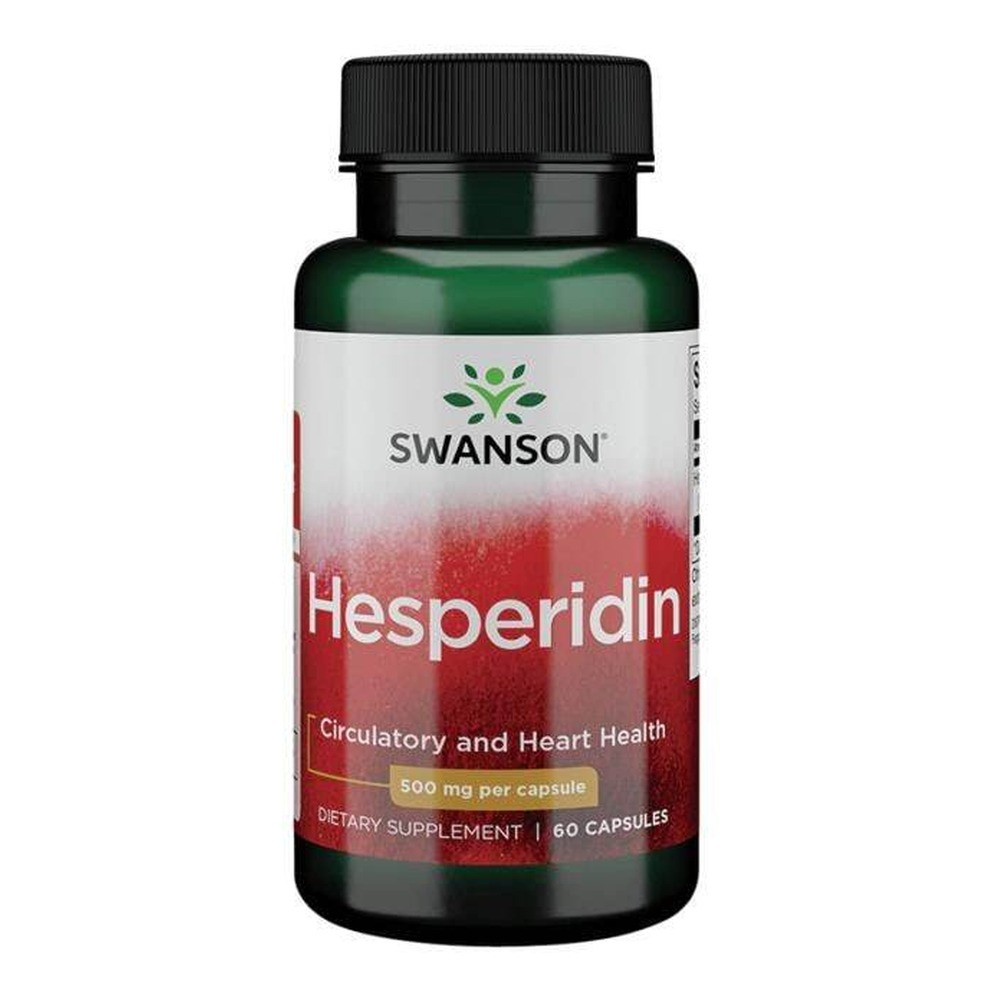 Swanson Hesperidin 500mg Wspiera Układ Krążenia 60 Kapsułek