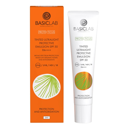 BasicLab Tinted Protective Emulsion SPF 50 40ml