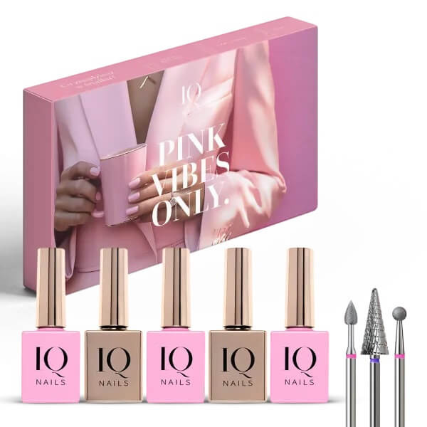 IQ Nails UV20-PINK VIBES ONLY Nail Set