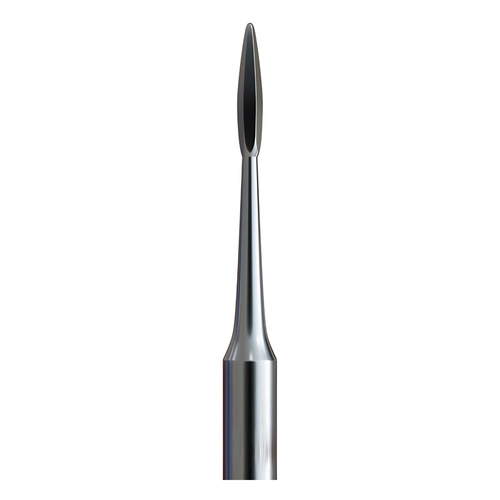 IQ Nails Stainless Steel Nail Drill Bit Flame Shape Bladeless 1.2mm 190NC.071.012 1 Piece