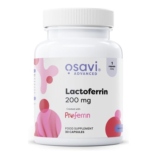 Osavi Lactoferrin 200mg for Iron Absorption and Immunity 30 Capsules
