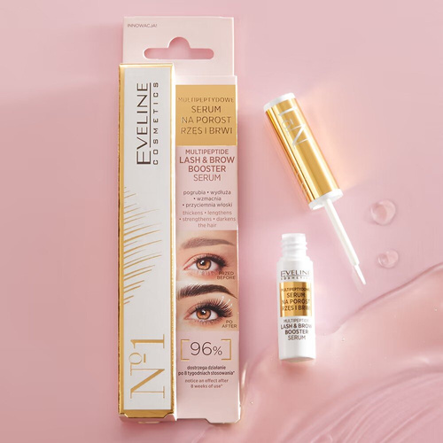 Eveline Multipeptide Serum for Eyelash and Eyebrow Growth 4ml