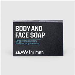 Zew for Men Natural Moisturizing Face and Body Soap for All Skin Types 85ml