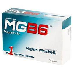 MgB6 Magnez+B6 30 tabletek