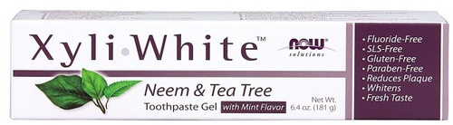 Now Foods XyliWhite Pasta do Zębów w Żelu Neem & Drzewo Herbaciane i Mięta 181g