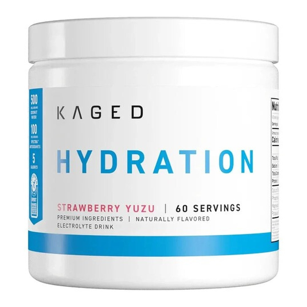 Kaged Muscle Hydration Strawberry Yuzu Electrolyte Powder for Hydration 288g