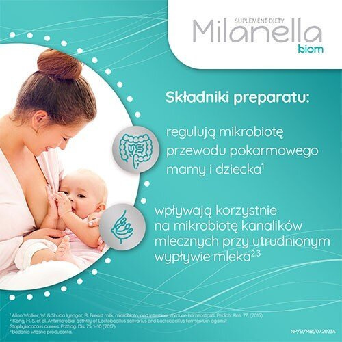 Milanella Biom for Use During Lactation 15 Capsules