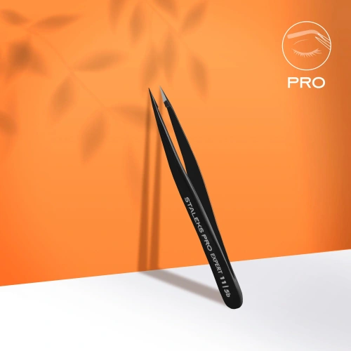 Staleks Pro Pęseta do Brwi Czerwona EXPERT 11 TYPE 5 Punktowa 1 Sztuka