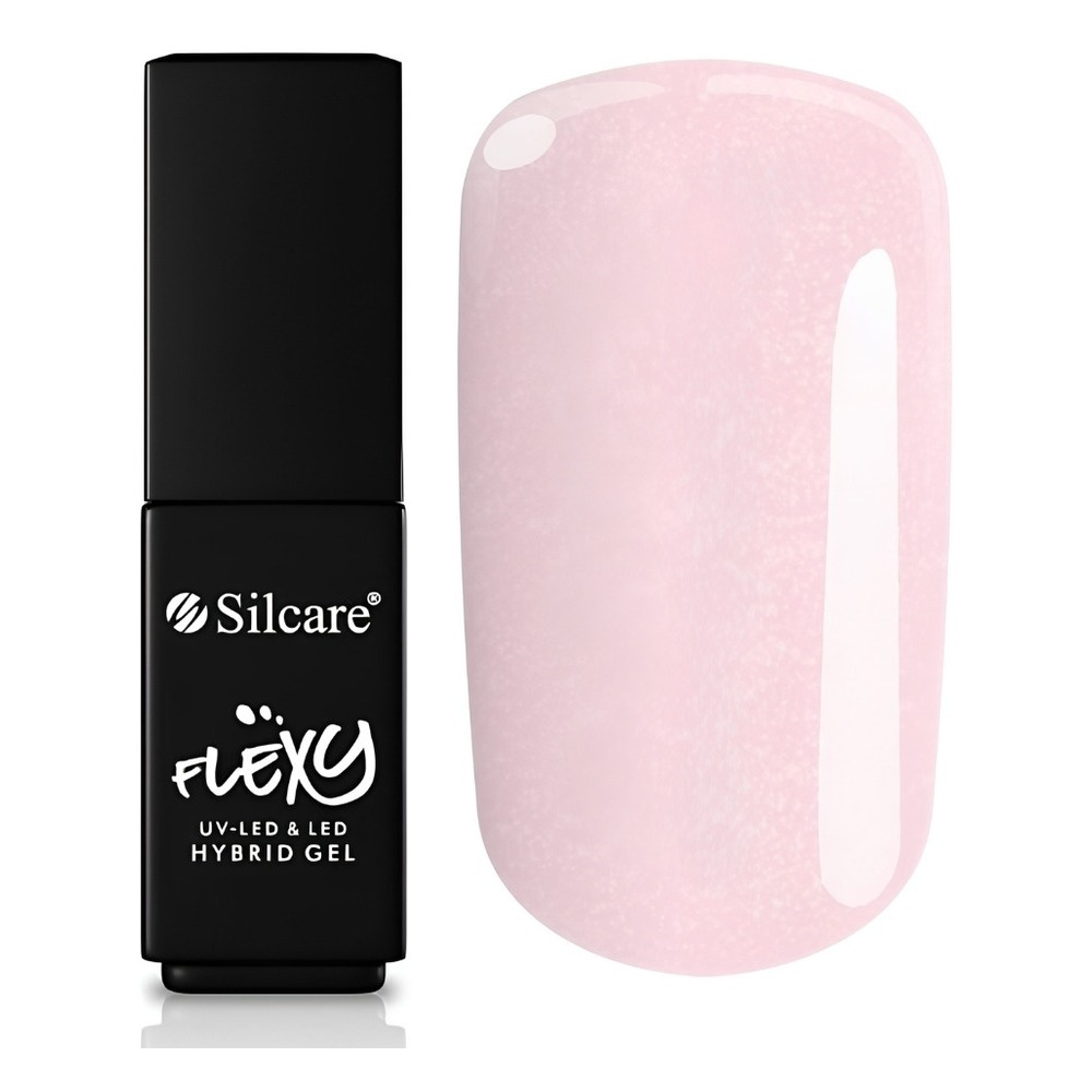 Silcare Flexy UV/LED Hybrid Nail Polish 169 Frosted Blush 4.5g
