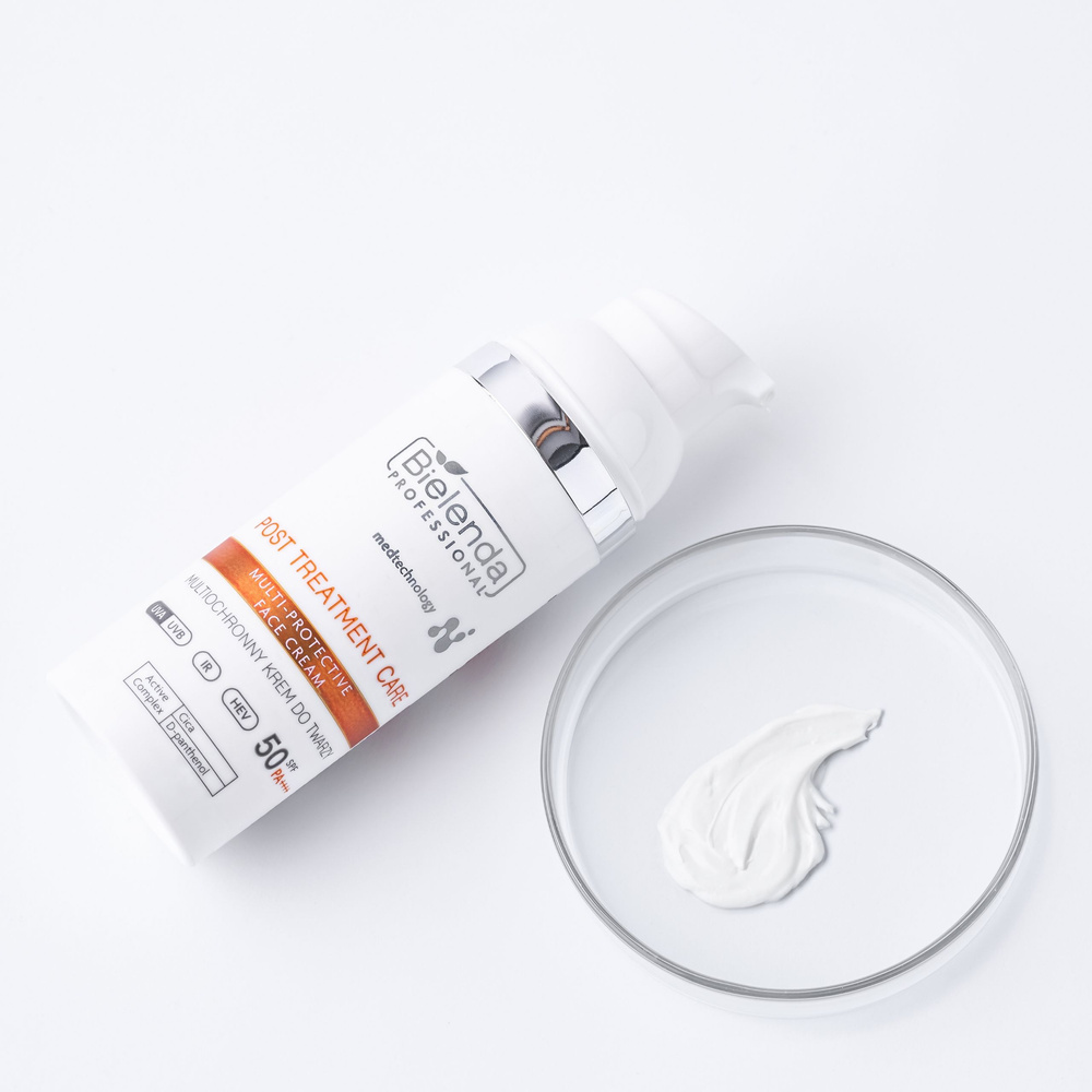 Bielenda Professional IS Post Treatment Multi Protective Face Cream SPF 50 with CICA 50ml