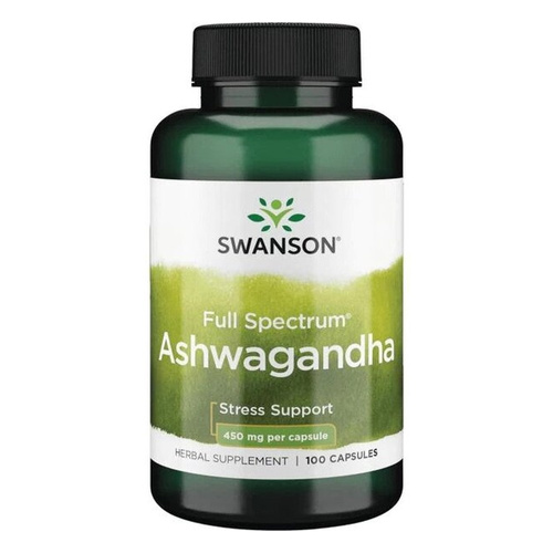 Swanson Ashwagandha 450mg 100 Capsules