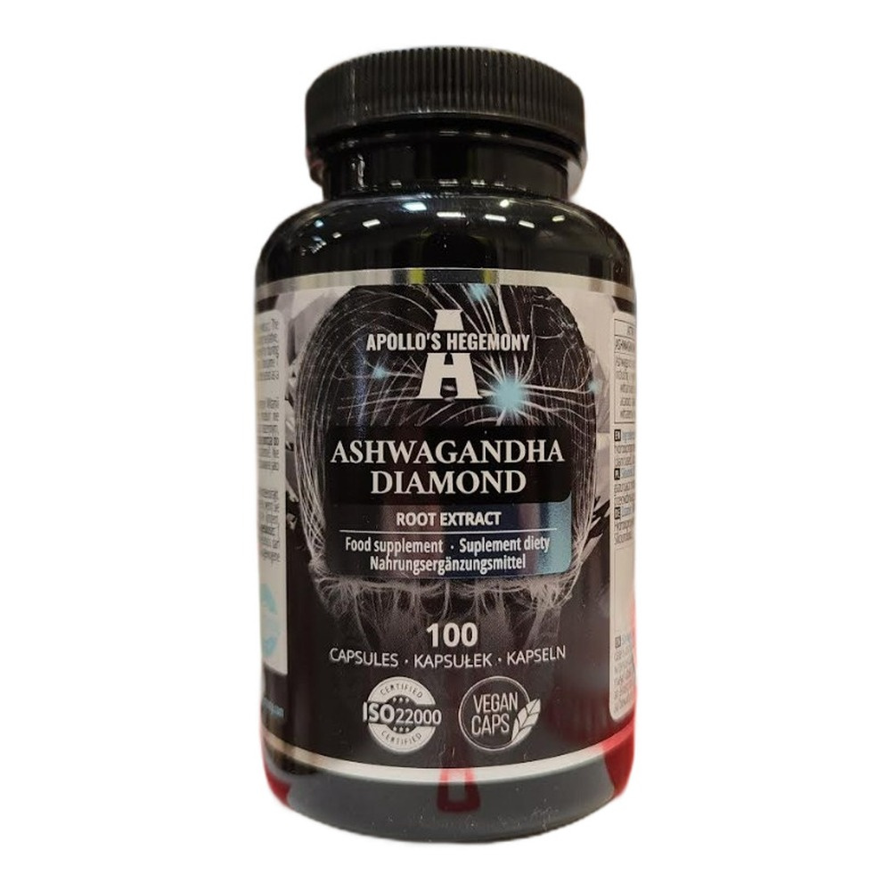 Apollo's Hegemony Ashwagandha Diamond Ekstrakt Ashwagandha w Kapsułkach 100 Kapsułek