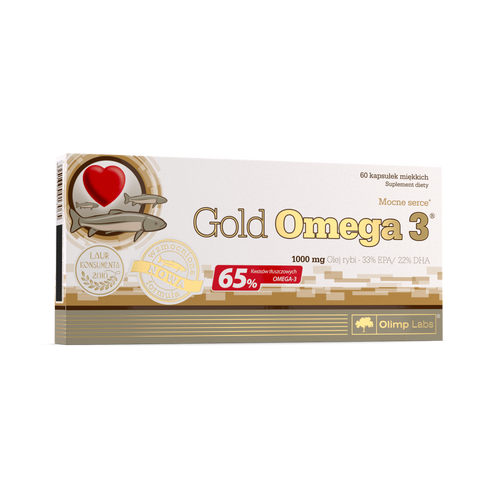 Olimp Gold Omega 3 Olej Rybi 1000 mg 60 Kapsułek 